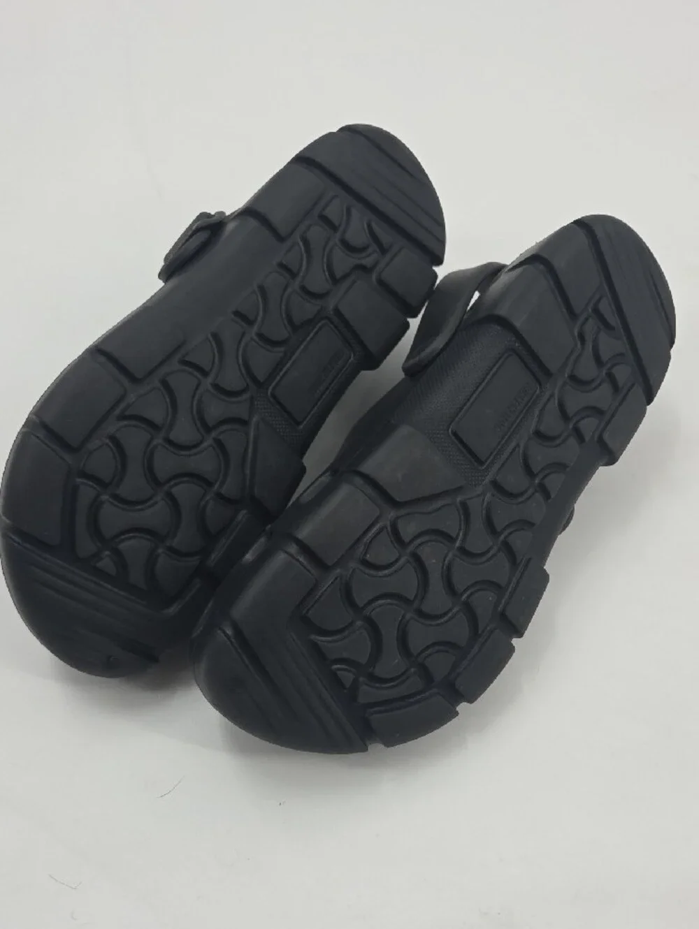 Birkenstock Black Foam Clogs with Heel Strap